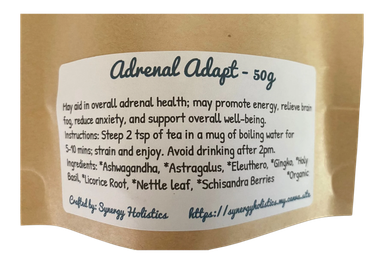 Adrenal Adapt Herbal Blend 25g / Mezcla Herbal Adrenal Adapt 25g