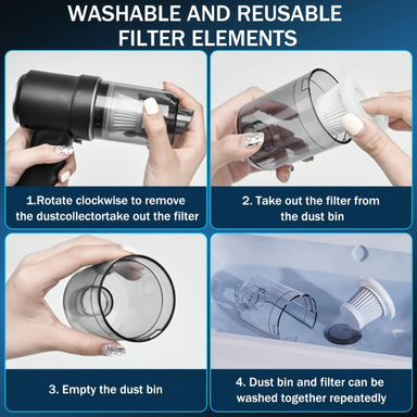 Rechargeable Cordless Car Vacuum Cleaner 9000PA