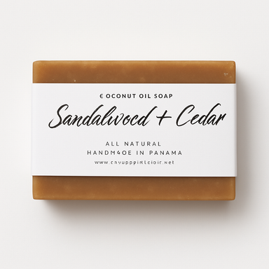 Sandalwood + Cedar Soap 100g / Jabón Sándalo + Cedro 100g
