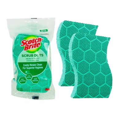 SCOTCH BRITE SCRUB DOTS 2PCS