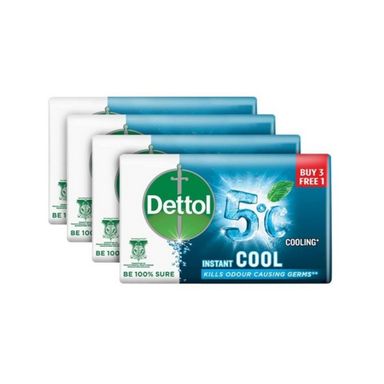 DETTOL COOL BAR SOAP 3+1 100G