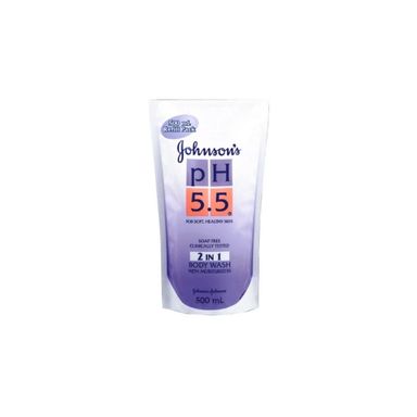 JOHNSONS PH5.5 2IN1 BODY WASH 500ML 