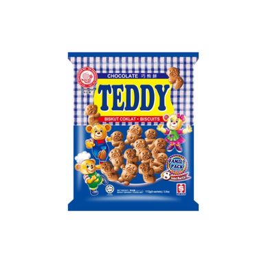 CAP PING PONG TEDDY CHOC BISCUITS 112G