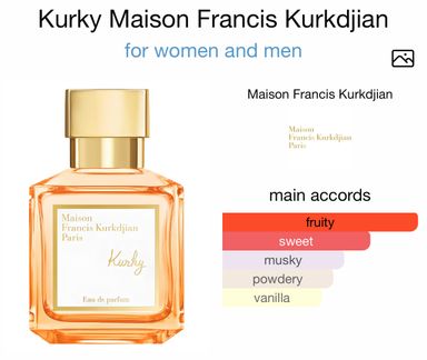 Perfume Maison Francis Kurkjian - kurky 