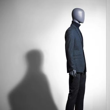 Men mannequin grey man full body mannequin for business suit 