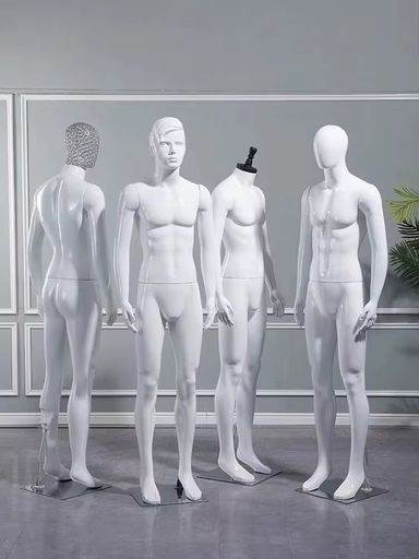 Boutique Metal Hollow Mannequin Gold Head Men Manikin Dummies Whole Body Manikin Dummies Black Men Mannequin Full Body
