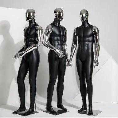 Black Golden Full Body Sports Mannequin Muscle Man Mannequin Male Female Bodybuilder Model Display