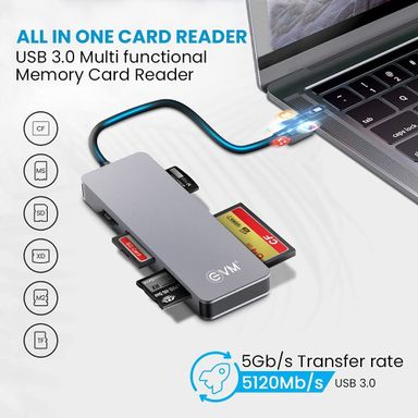 EVM (‎EVM-CR-01) All in 1 Card Reader USB 3.0
