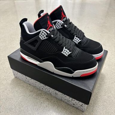 Jordan 4 - black / red