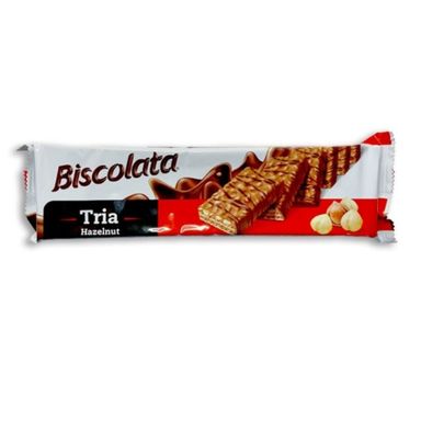 BISCOLATO TRIA HAZELNUT WAFER 100G