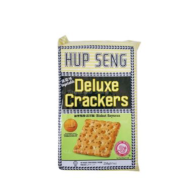 HUP SENG DELUXE VEGE CRACKERS 258G