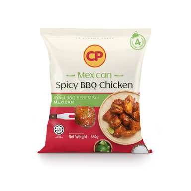 CP MEXICAN SPICY BBQ CHICKEN 550G