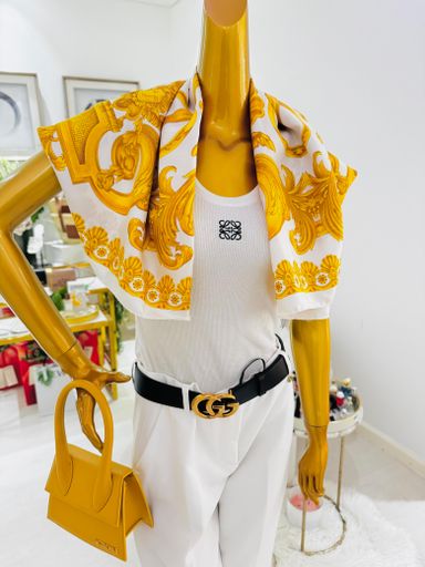 Lenço Versace - Gold barroco 