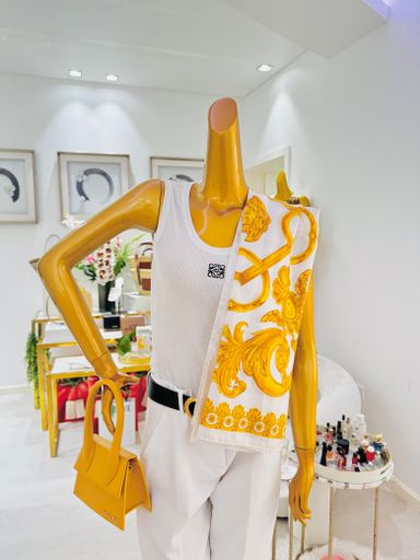 Lenço Versace - Gold barroco 