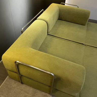 Folding Sofa Bed Simple Straight With Stainless Steel Compressed Sofa Set Couch Living Room Sofas