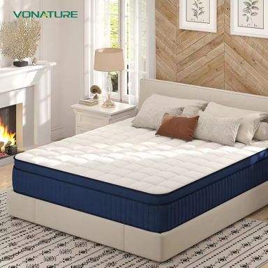POE Bedroom Mattress | Deep Customization (Logo/ Packaging/Graphic) | Breathable Washable | ISO/RoHS | MOQ 5, Fast Delivery