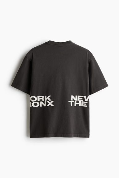 T-Shirt Délavé NY Bronx