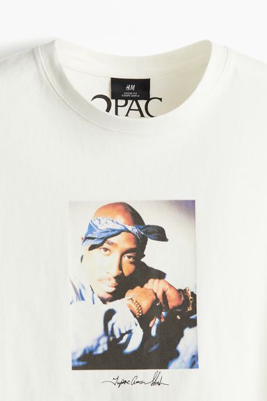 T-Shirt Imprimé Tupac