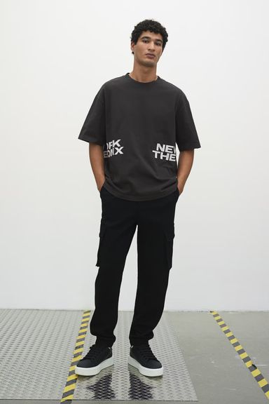 T-Shirt Délavé NY Bronx