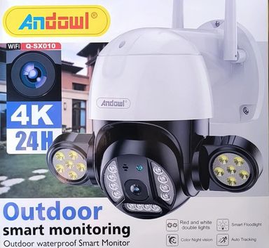 Andowl Q-SX010 4K 24Hour Outdoor Smart Monitoring Wireless IP Camera (10007130)