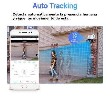 Andowl Q-SX010 4K 24Hour Outdoor Smart Monitoring Wireless IP Camera (10007130)