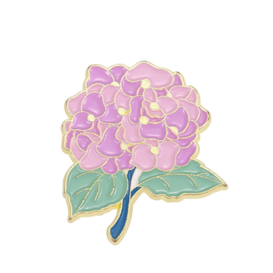 Hydrangea Pin