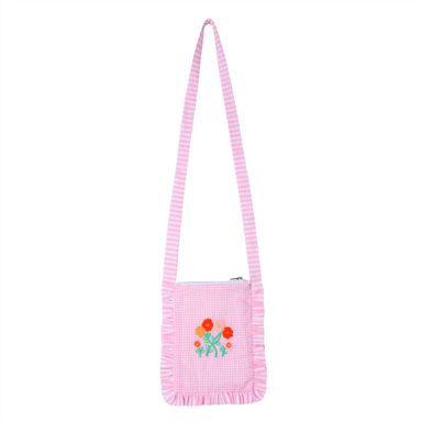 *Pre-order* Cotton Crossover Bag (Mini Vichy)