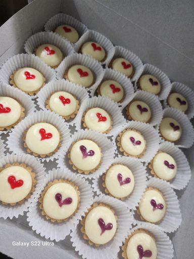 Cheese Tart 25pcs ( Blueberry & Strawberry)