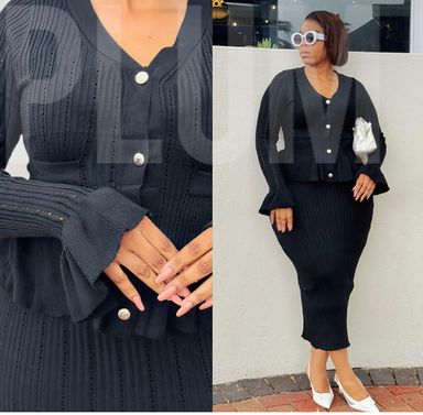 High quality knit set 