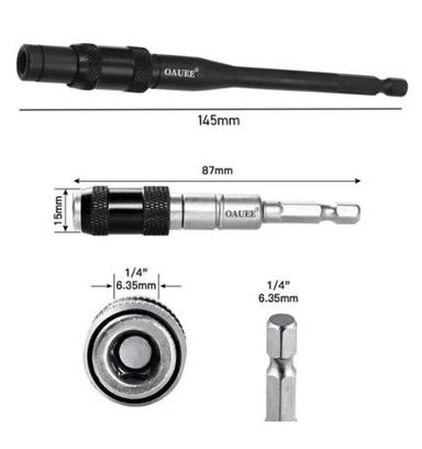 1/4 "Hex Screwdriver Magnetic Drill Bit Holder Extension (10005857)