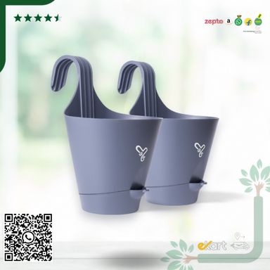 Railing Hook Pot Self-Watering Pot