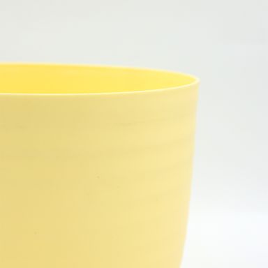 Yellow Verona Plants Pot for Home & Office Decor {Pack of 2}
