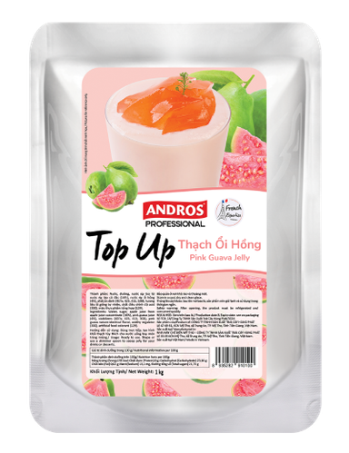 Andros Pink Guava Top Up Jelly 1kg