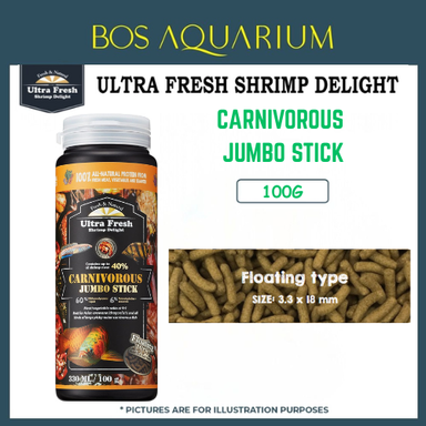Ultra Fresh Shrimp Delight CARNIVOROUS JUMBO STICK 330ML/100G