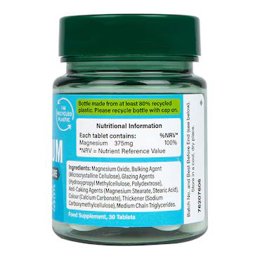 Holland & Barrett Magnesium 375mg 30 Tablets