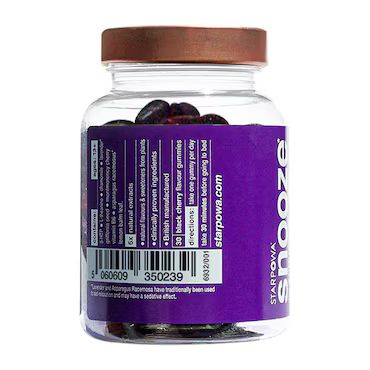 Starpowa Snooze Vitamin Black Cherry Flavoured 30 Gummies