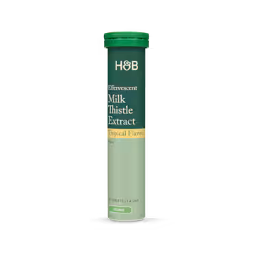 Holland & Barrett Effervescent Milk Thistle Extract 100mg Tropical Flavour 20 Tablets