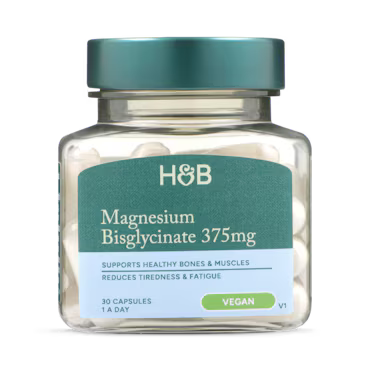 Holland & Barrett Magnesium Glycinate 375mg 30 Capsules