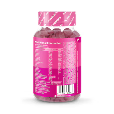 Novomins Women's Multivitamin 60 Blackberry Flavoured Gummies  3 (3)