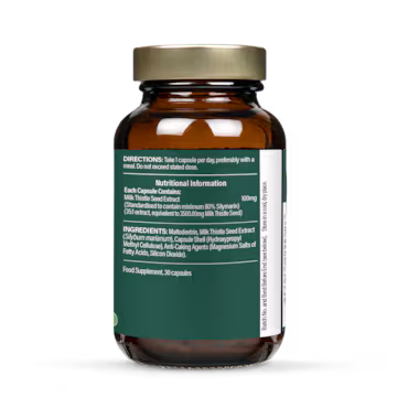 Holland & Barrett Milk Thistle 100mg 30 Capsules