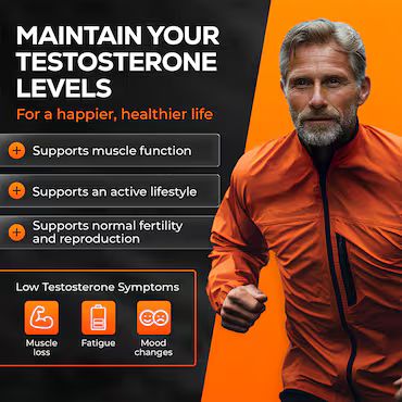 4Him Testobalance Testosterone Supplements For Men 60 Vegan Tablets