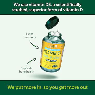 Holland & Barrett Vitamin D 400 I.U. 10ug 90 Tablets