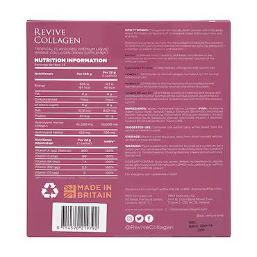 Revive Collagen Enhanced Plus Premium Liquid Marine Collagen Drink 10,000mgs 14 Sachets