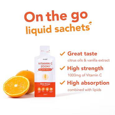 Zooki Vitamin C 1000mg 15ml Sachet