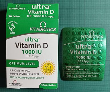 Ultra Vitamin D 1000IU (96 Tablets)