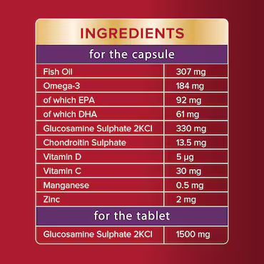 Seven Seas Jointcare Max 30 Tablets & 30 Capsules (1 Month Supply)