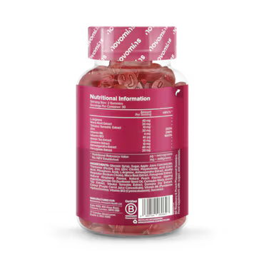 Novomins Libido Raspberry & Peach Flavour 60 Gummies