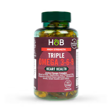 Holland & Barrett High Strength Triple Omega 3-6-9 60 Capsules