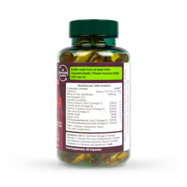 Holland & Barrett High Strength Triple Omega 3-6-9 60 Capsules