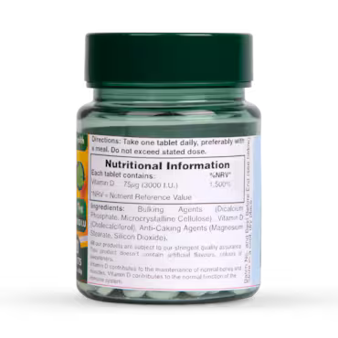 Holland & Barrett Vitamin D 3000 I.U. 75ug 120 Tablets